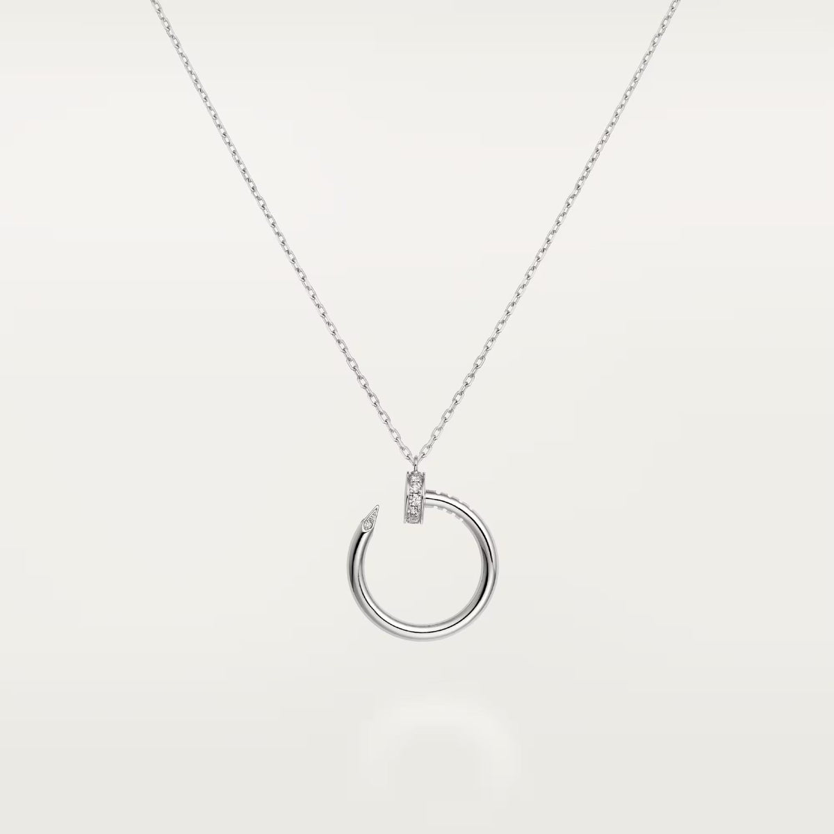 [✨ROSE💎]JUSTE NECKLACE HALF DIAMOND