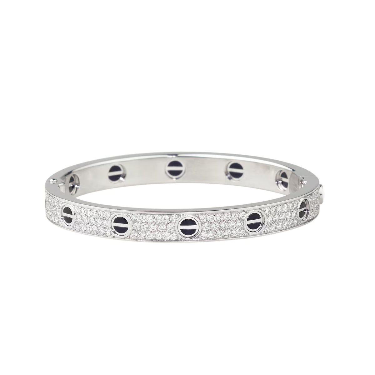 [✨ROSE💎]LOVE BRACELET 6.1MM DIAMOND-PAVED CERAMIC