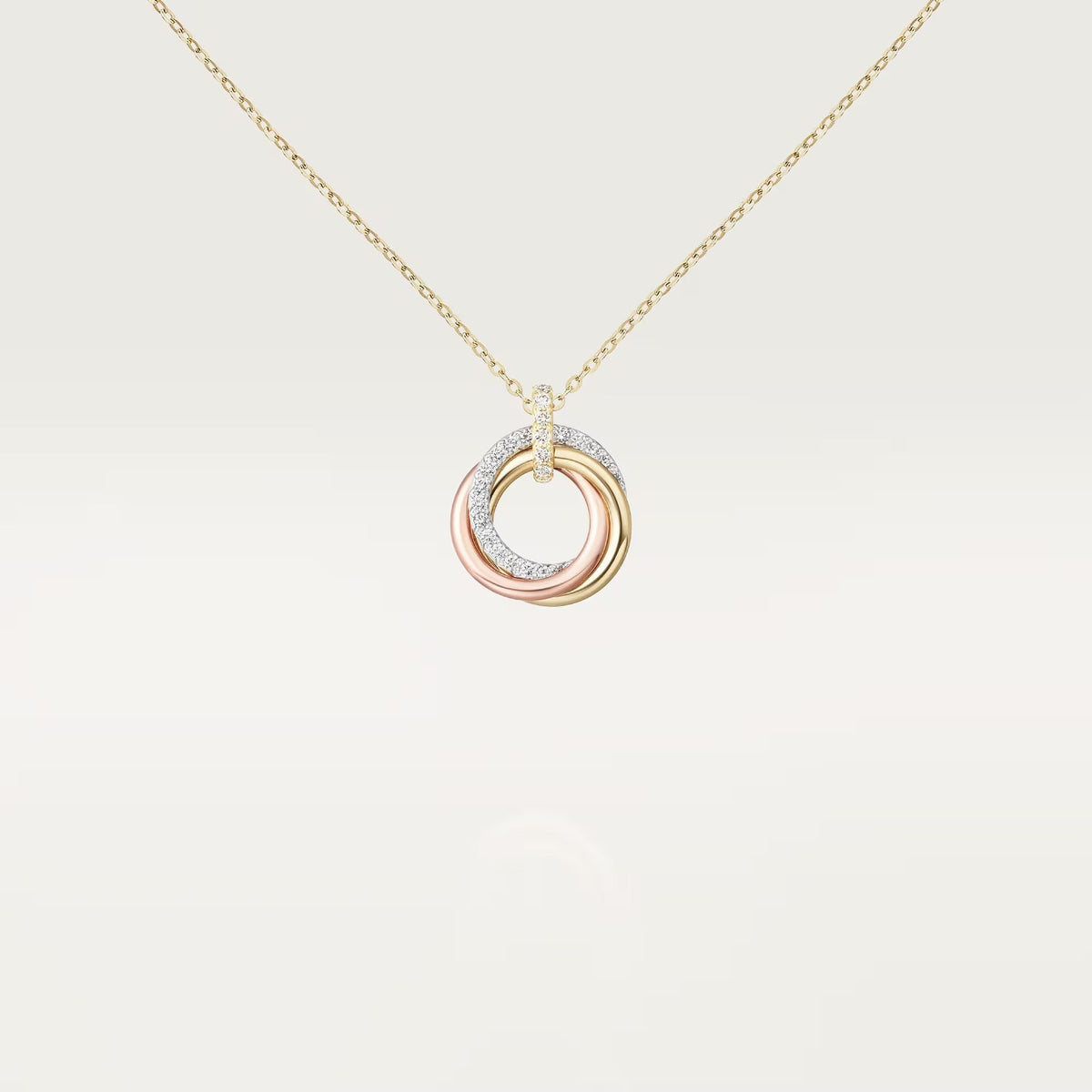 [✨ROSE💎]TRINITY SMALL NECKLACE