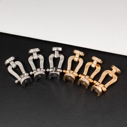 [✨ROSE💎]FORCE LARGE HORSESHOE NO DIAMOND BRACELET GOLD