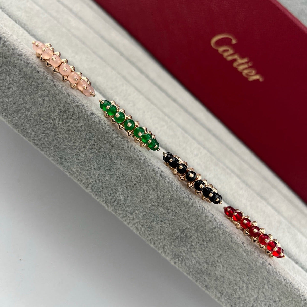[✨ROSE💎]CLASH 7.9MM AGATE CHALCEDONY RING