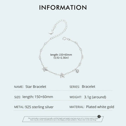 Adjustable LengthCharm Chain Bracelet Gift