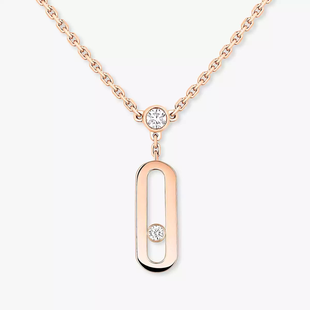[✨ROSE💎] Move Uno Diamond Necklace