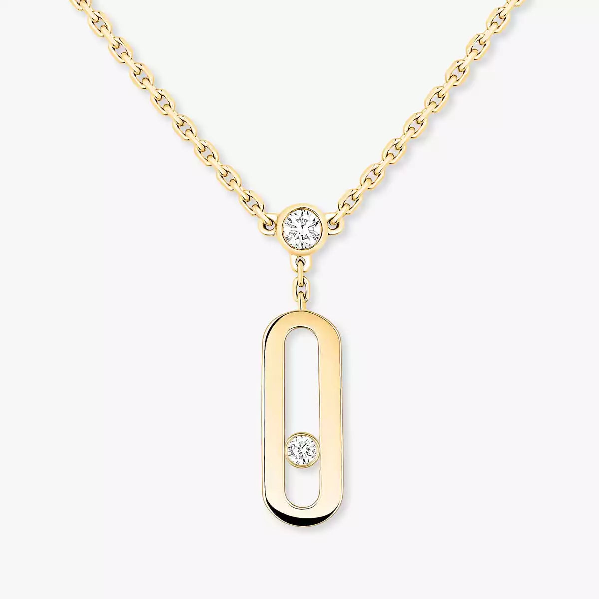[✨ROSE💎] Move Uno Diamond Necklace