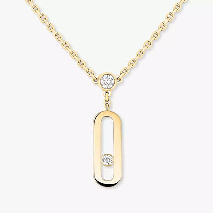 [✨ROSE💎] Move Uno Diamond Necklace