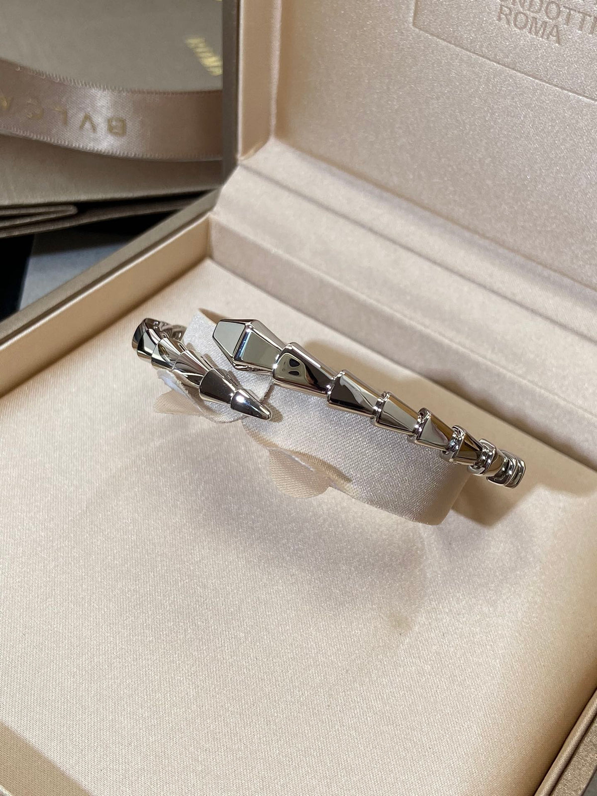 [✨ROSE💎]SERPENTI VIPER SILVER BRACELET